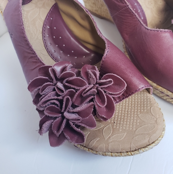 Boc wedge sandals purple sz 9 - Picture 5 of 10